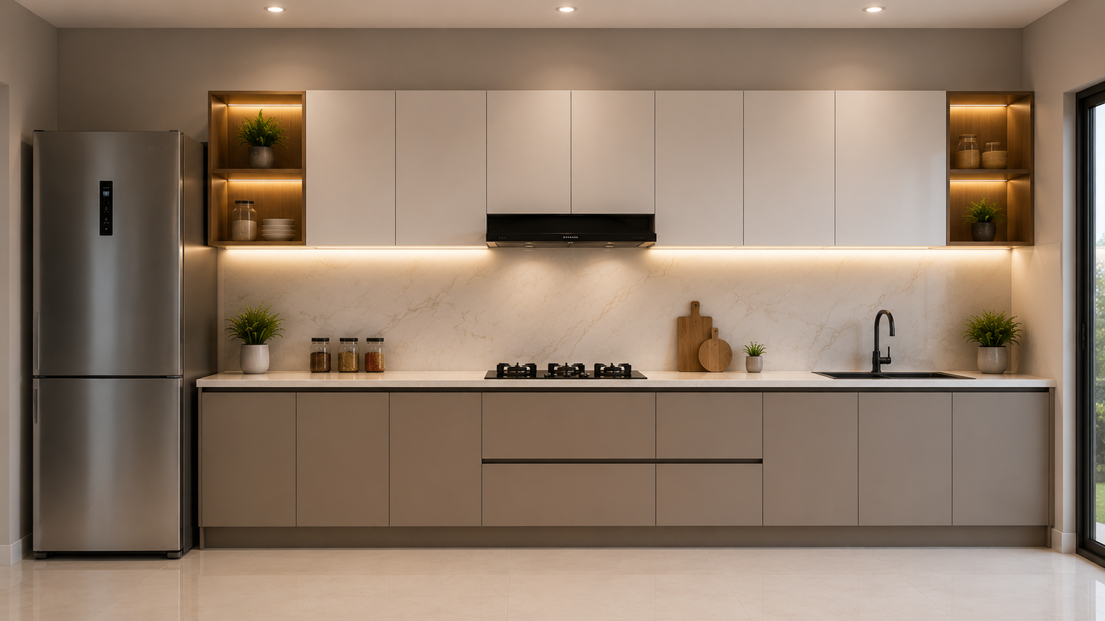 Straight Kitchen
